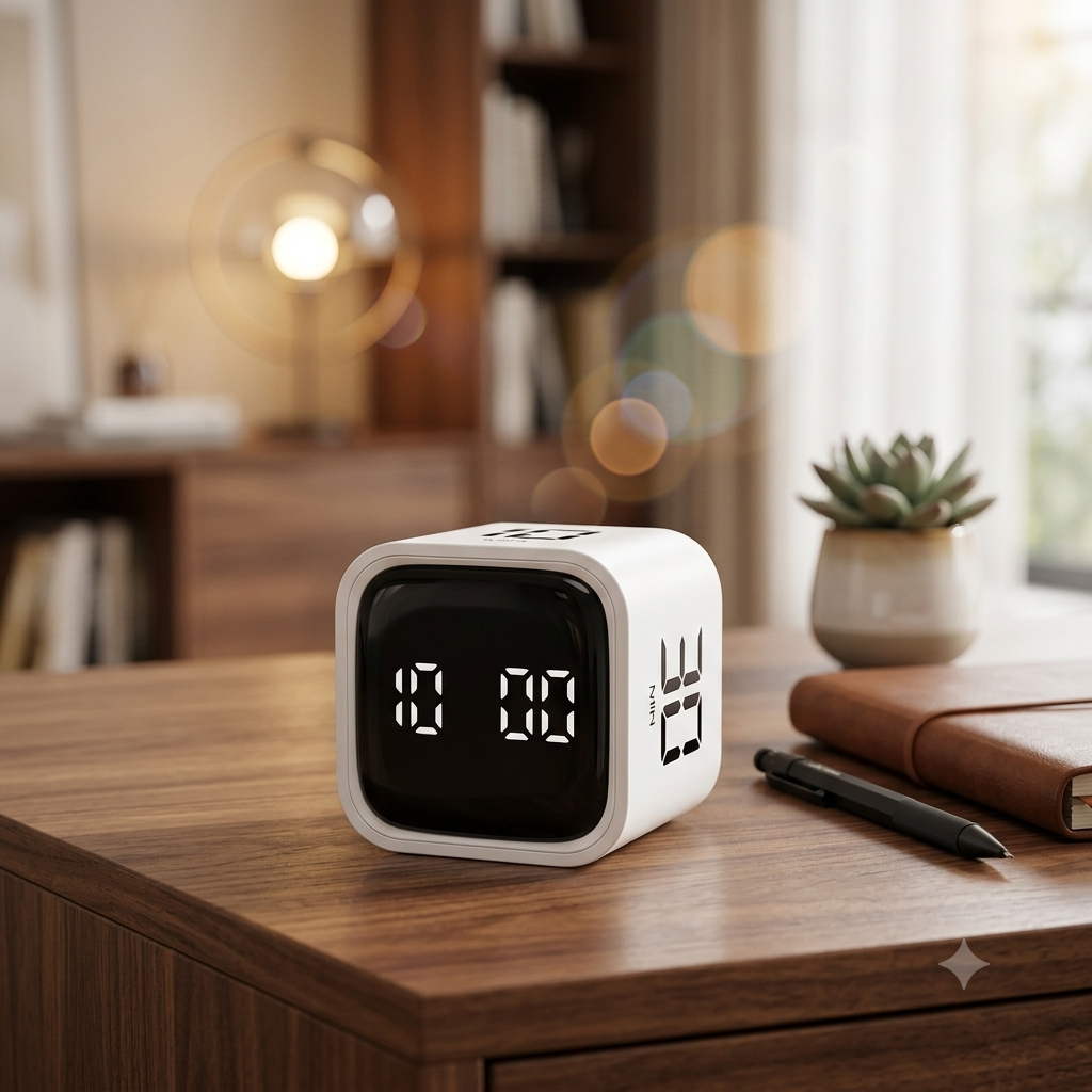 Pomodoro F4 Smart Timer Max 60 Minute | Rechargeable Focus Timer | Ezikini
