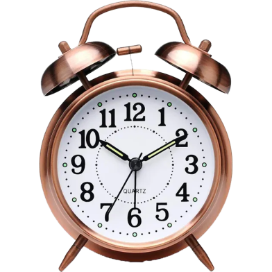 Alarm Clock 9205A  and Twin Bell Table Clock - Loud Alarm