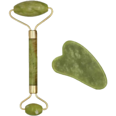 Jade Roller And Gua Sha Set With Gift Box For Beautiful Skin -247793612