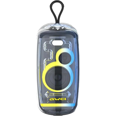 AWEI KA32 Waterproof Bluetooth Speaker TWS Pairing Music Player Subwoofer with Colorful Light