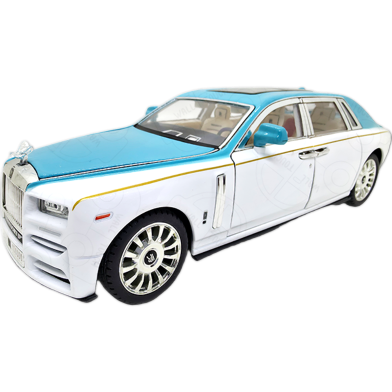 Alloy Die Cast Metal 1:32 Scale Rolls Royal Phantom Metal Car Latest Pull And Back Car With Music And Light Gift For Children