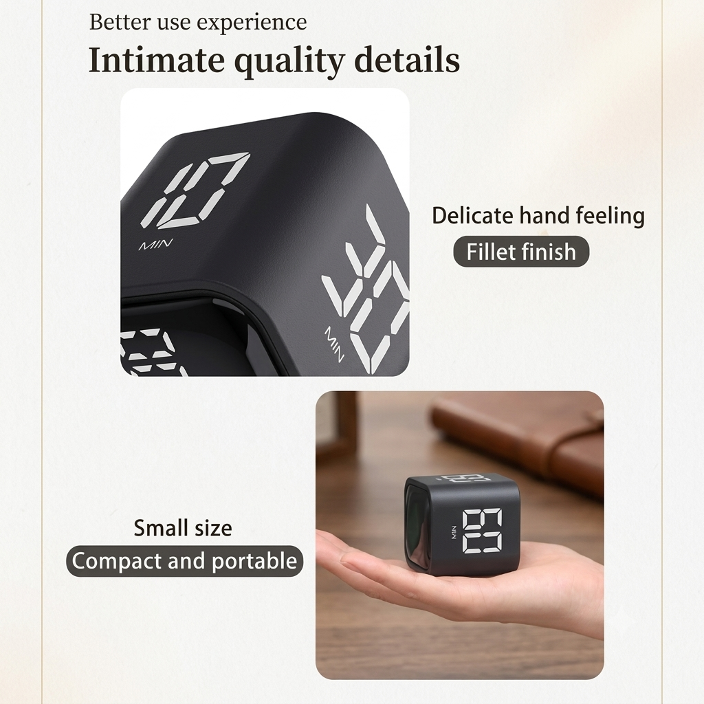 Pomodoro F4 Smart Timer Max 60 Minute | Rechargeable Focus Timer | Ezikini