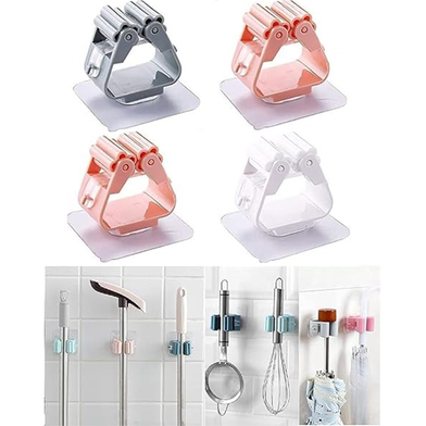 ড্রিলের ঝামেলা নয় Broom & Mop Holder | Self Adhesive | Ezikini.