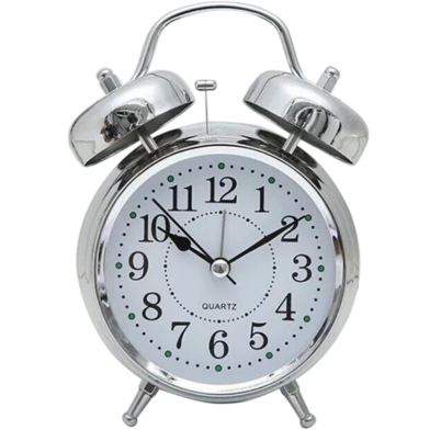 Alarm Clock 9205A  and Twin Bell Table Clock - Loud Alarm