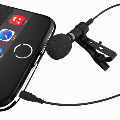 Jack Clip-On Lavalier Microphone 3.5mm | Ezikini.com