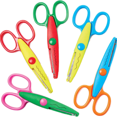 Zig Zag Paper Scissor – 1 Pc | Art & Craft Cutting Scissors