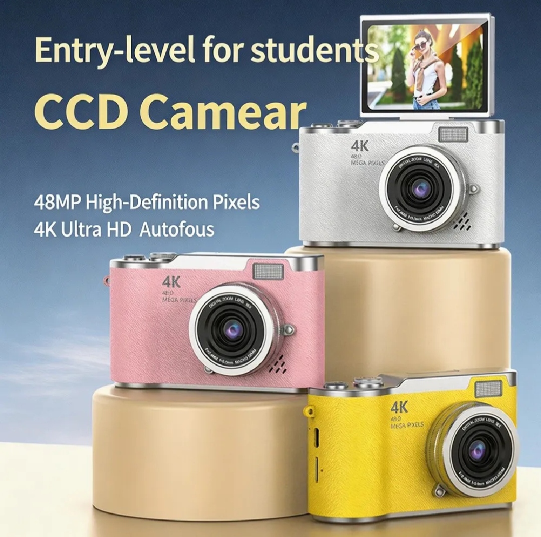 Portable 4K 48MP Digital Camera | Flip Screen Camera
