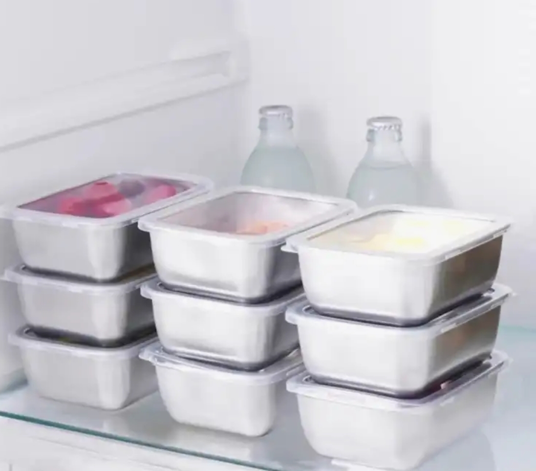 Stainless Steel Food Storage Container with Lid | Ezikini