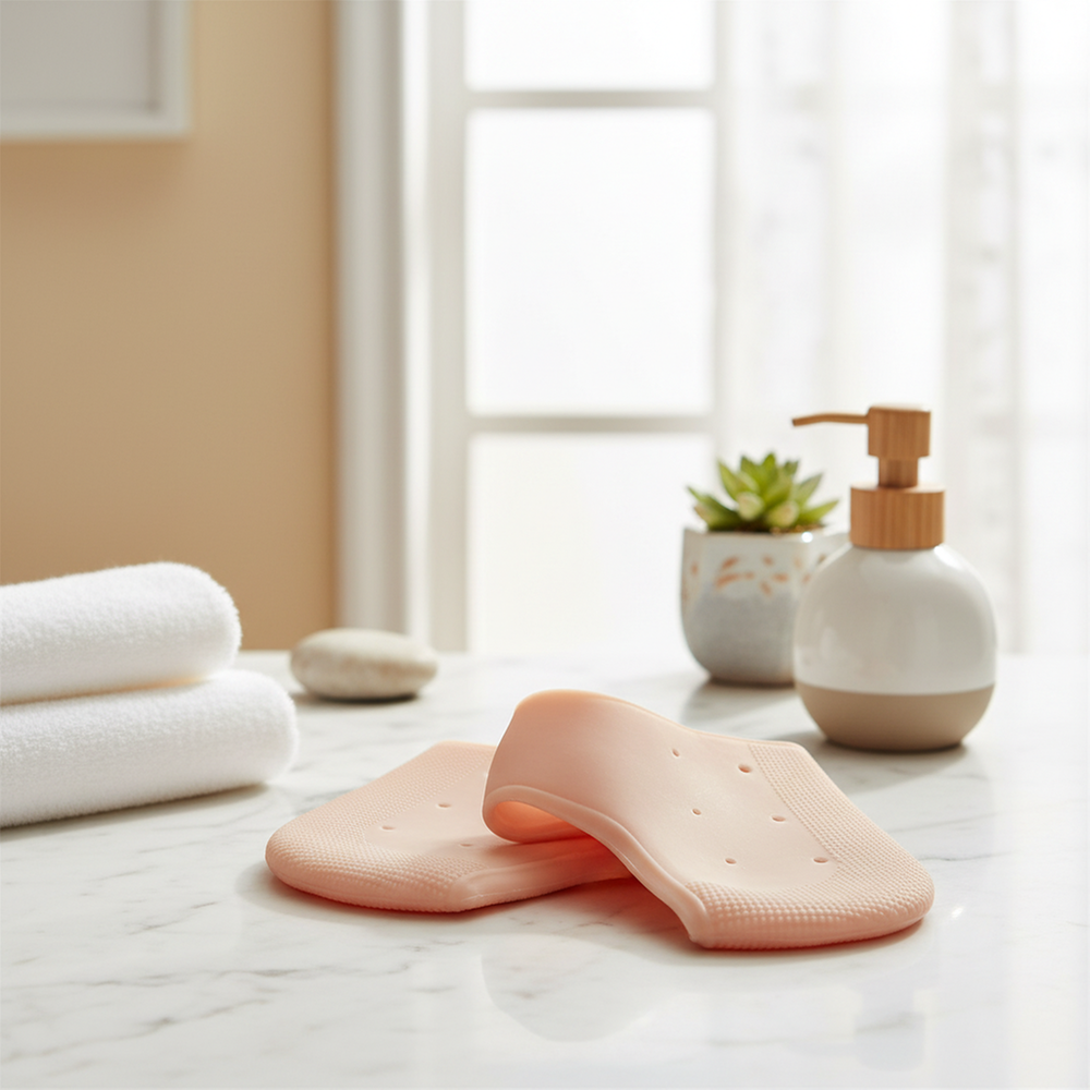 Silicone Heel Pad Socks – Crack Repair and Pain Relief Cushion (2 Pcs Set)