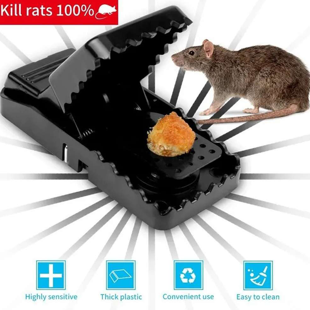 Mouse Killer Trap – Compact Effective Rodent Control 5×3×3 Inches