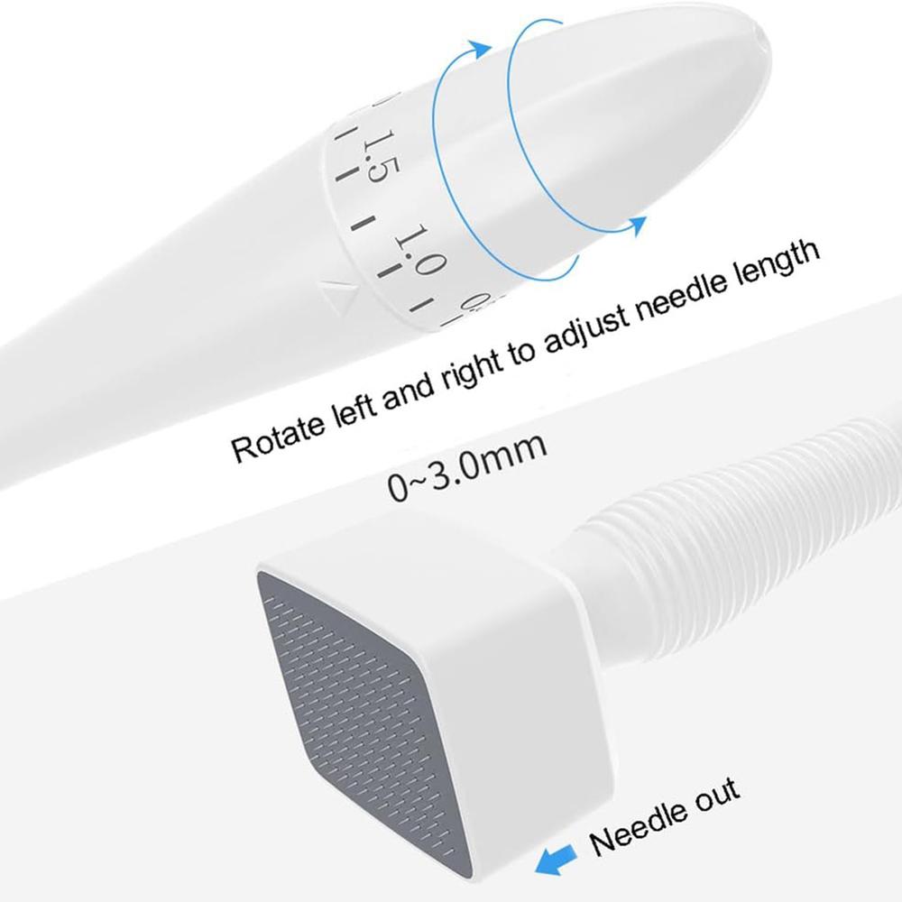 DRS Derma Stamp 0.25mm to 3mm Adjustable Acne Scar, Beard and Hair Growth, Stretch Marks and More -289860202