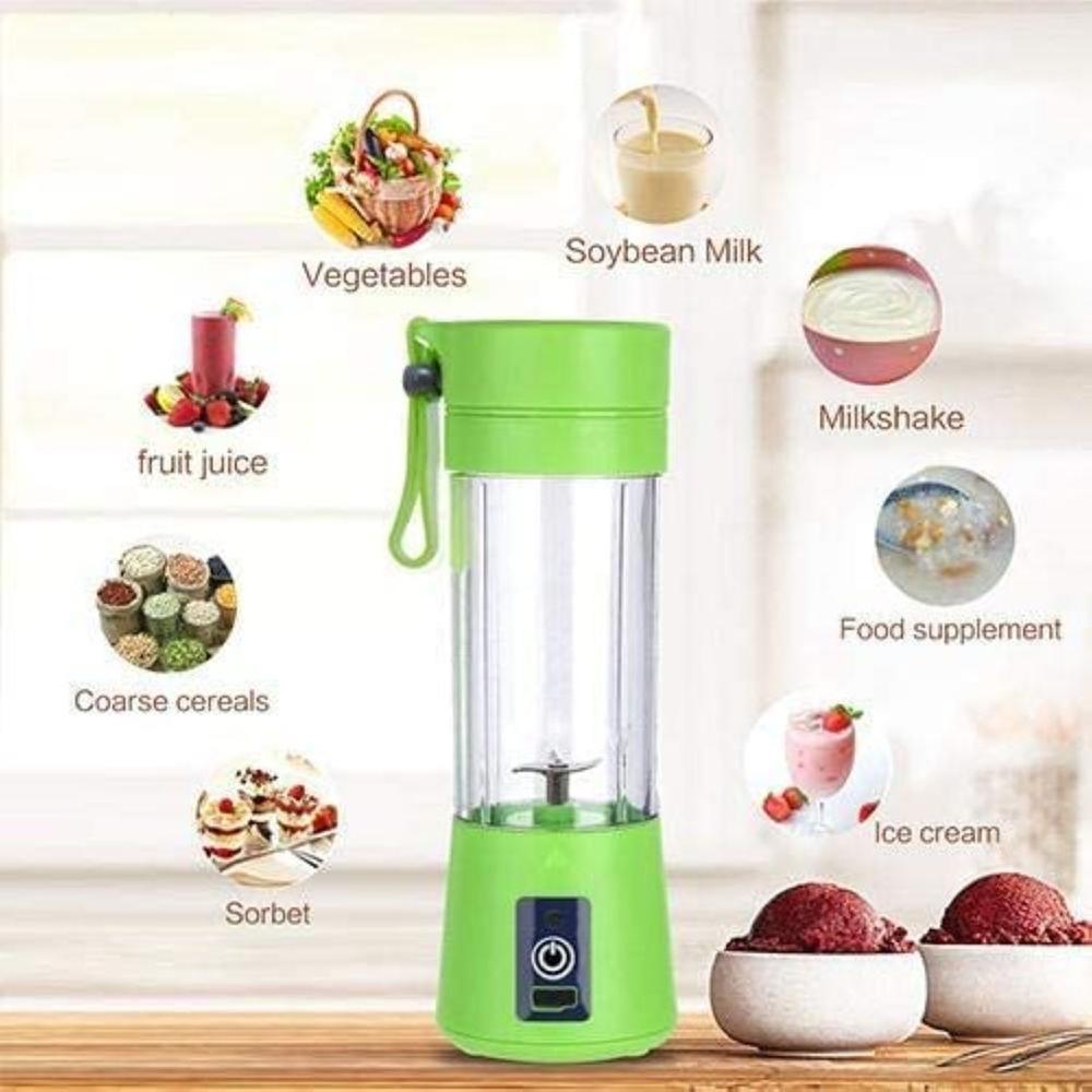 Mini USB Rechargeable Portable Electric Fruit Juicer - Smoothie Maker - Blender Machine