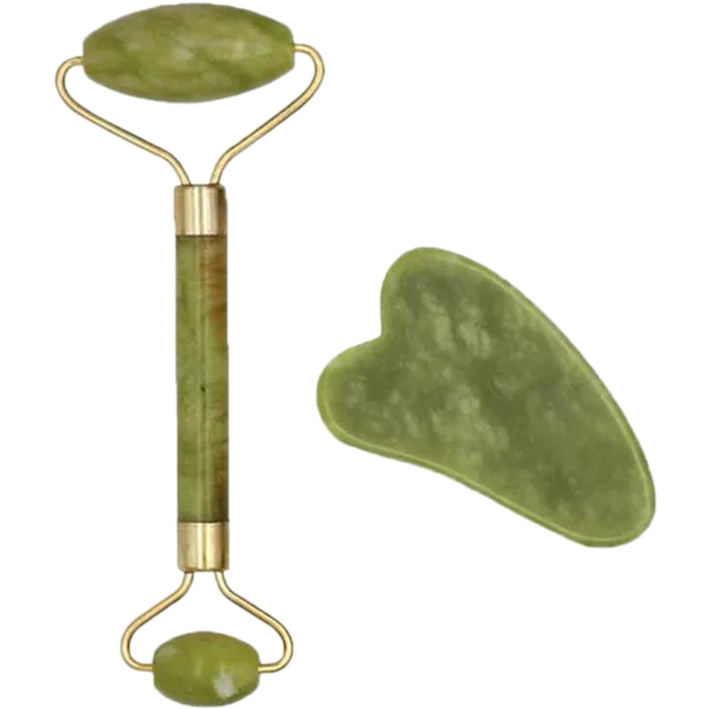Jade Roller And Gua Sha Set With Gift Box For Beautiful Skin -247793612