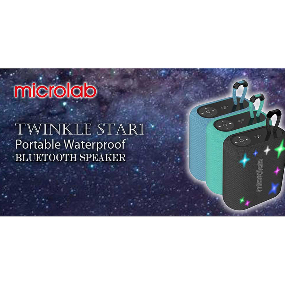 Microlab Twinkle Star 1 Mini Portable Bluetooth Speaker 