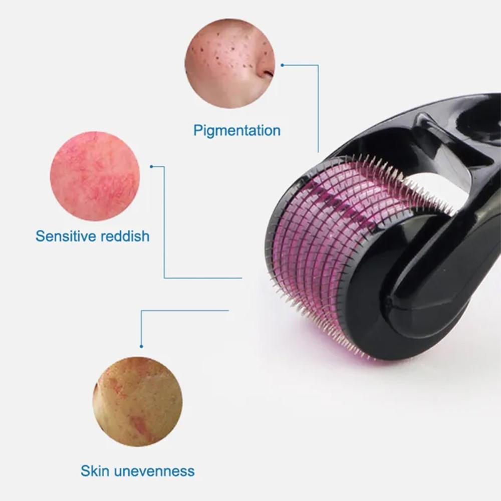 Derma Roller Micro Needle 1.5mm for Hair, Beard Growth and Facial Skin Therapy (All Sizes)