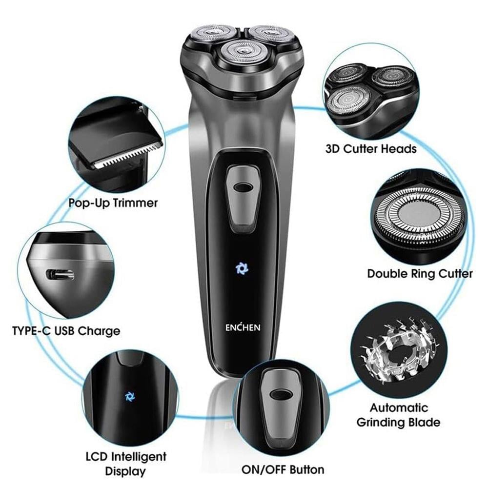 Enchen Blackstone 3D Electric Shaver with Pop-up Trimmer for Men