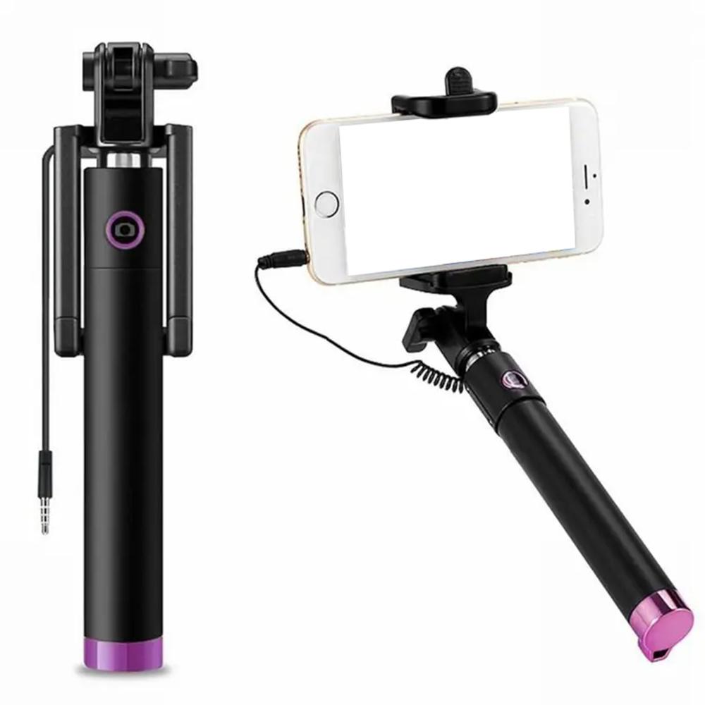 Portable Pocket Selfie Stick Wired