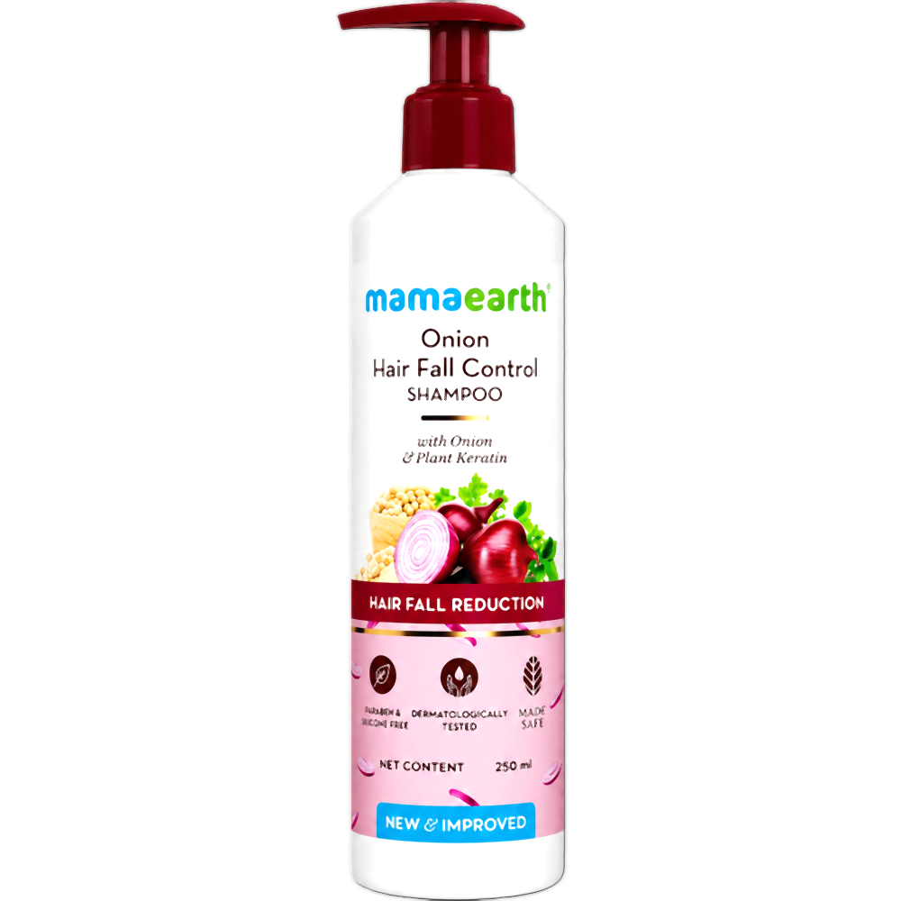 Mamaearth Onion Hair Fall Shampoo For Hair Growth And Hair Fall Control - 250ml -223739043