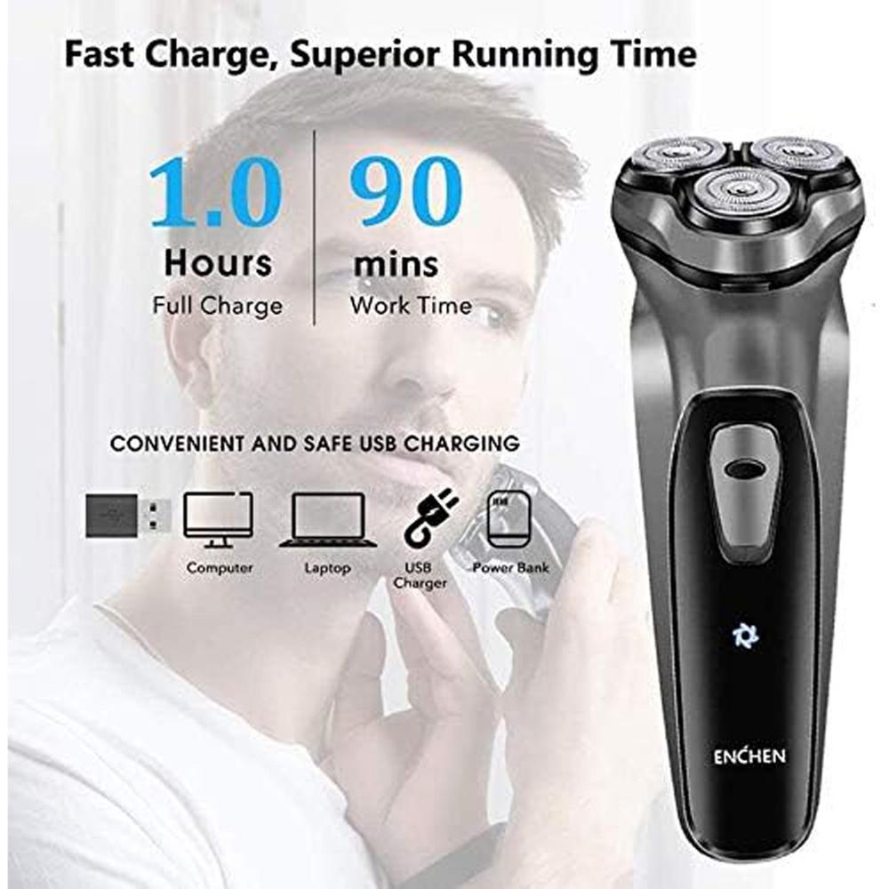 Enchen Blackstone 3D Electric Shaver with Pop-up Trimmer for Men