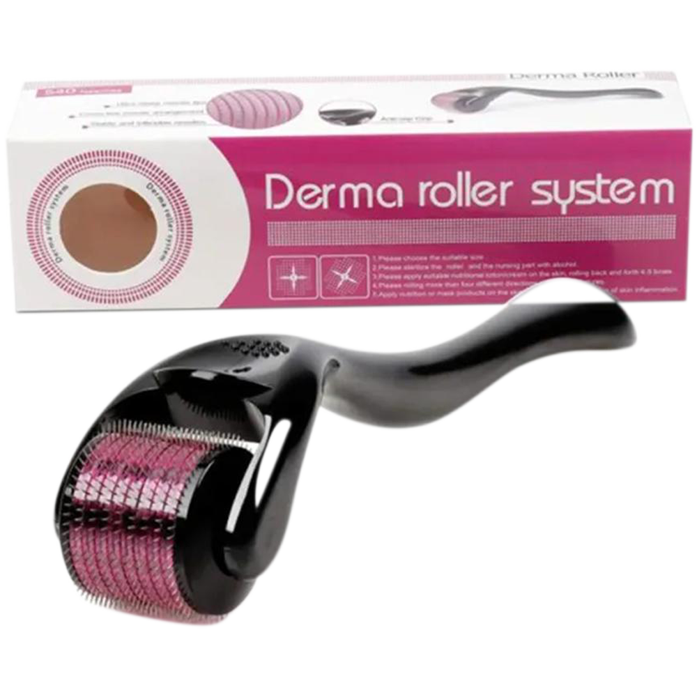 Derma Roller Micro Needle 1.5mm for Hair, Beard Growth and Facial Skin Therapy (All Sizes)