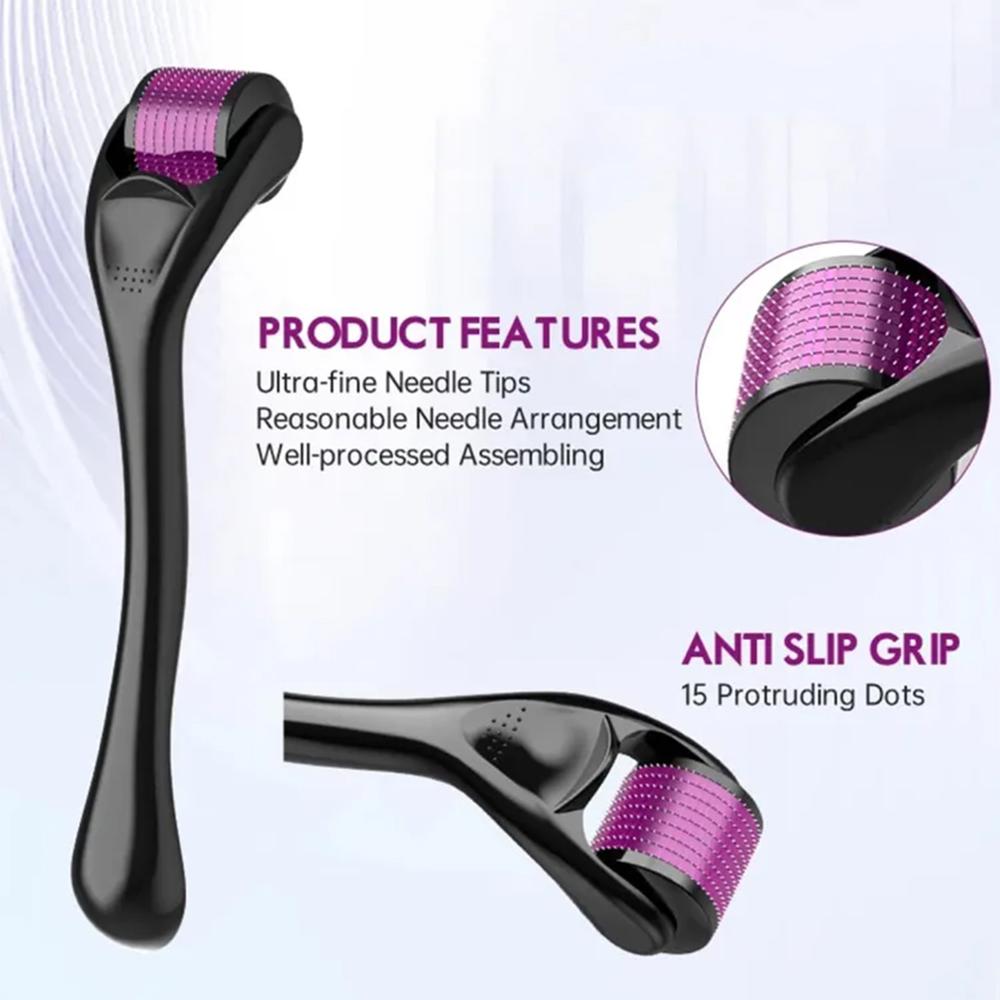 Derma Roller Micro Needle 1.5mm for Hair, Beard Growth and Facial Skin Therapy (All Sizes)