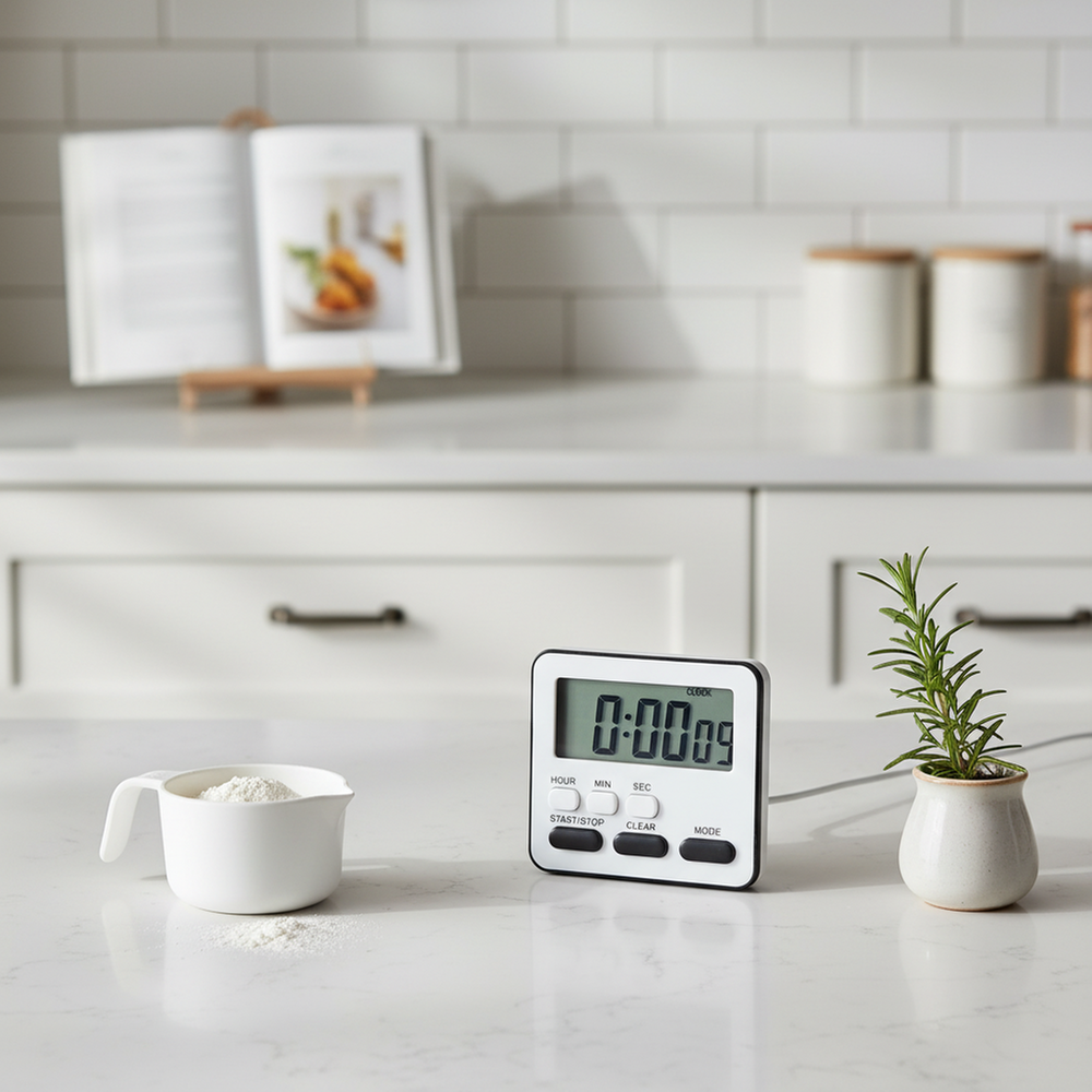 Kitchen Clock English 24-hour Electronic Timer Digital Reminder Alarm Clocks