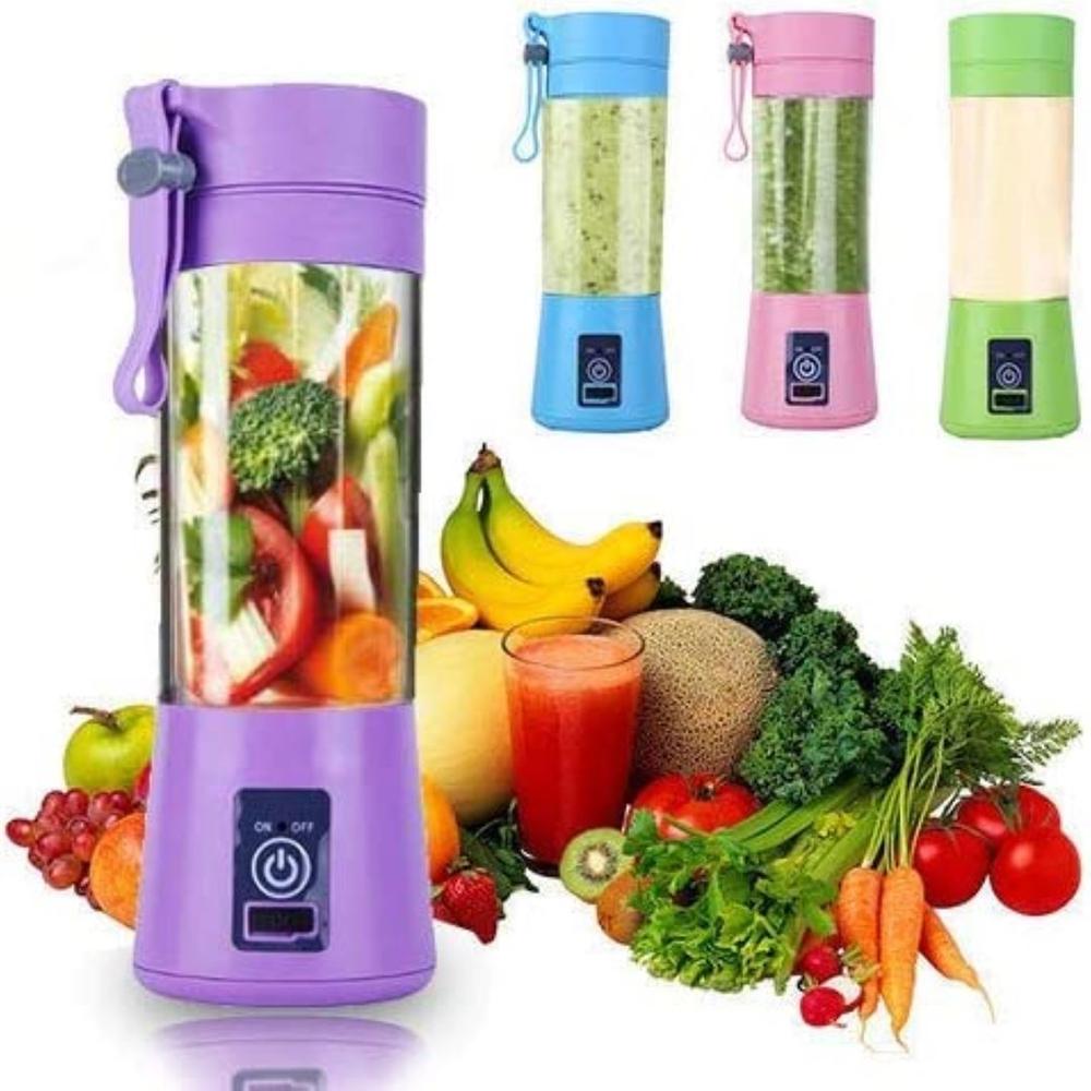 Mini USB Rechargeable Portable Electric Fruit Juicer - Smoothie Maker - Blender Machine