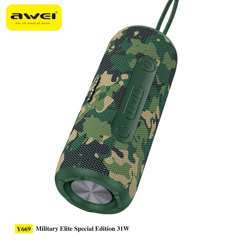 Awei Y669 Bluetooth TWS Waterproof Outdoor Military version (31W)
