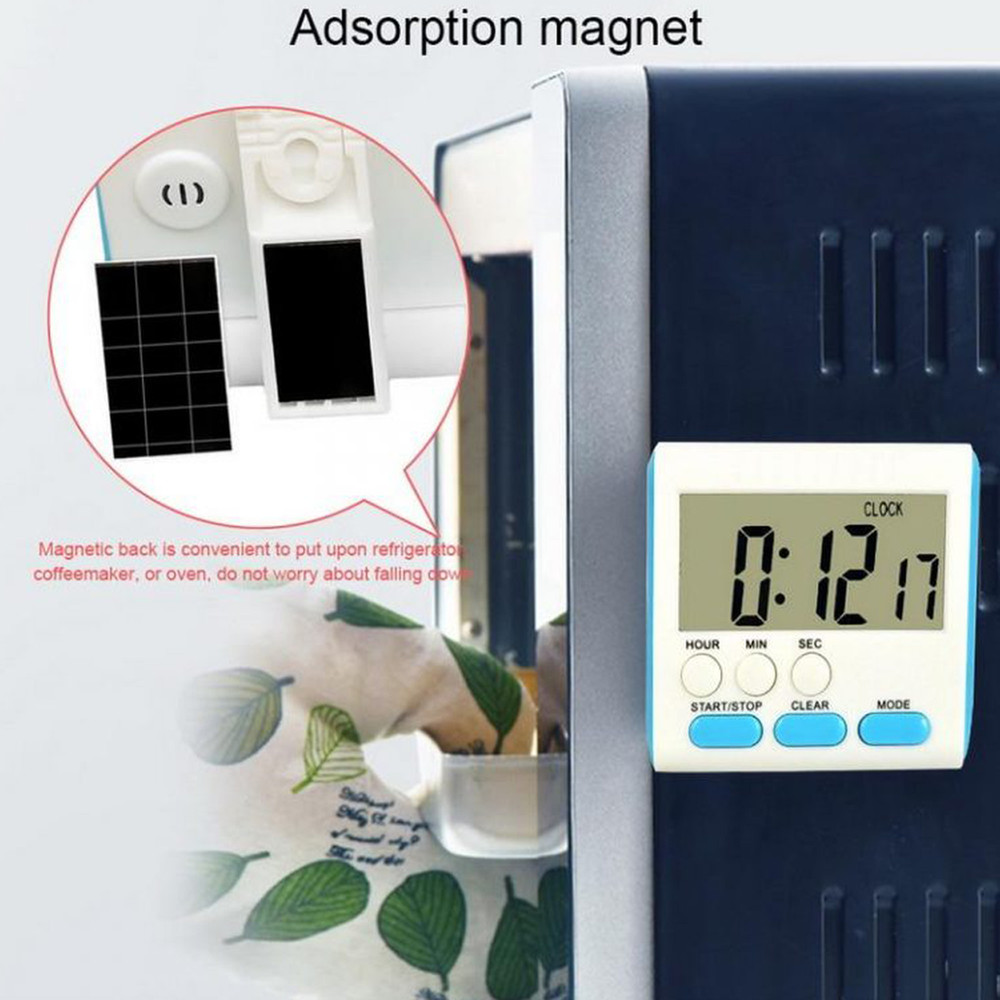 Kitchen Clock English 24-hour Electronic Timer Digital Reminder Alarm Clocks