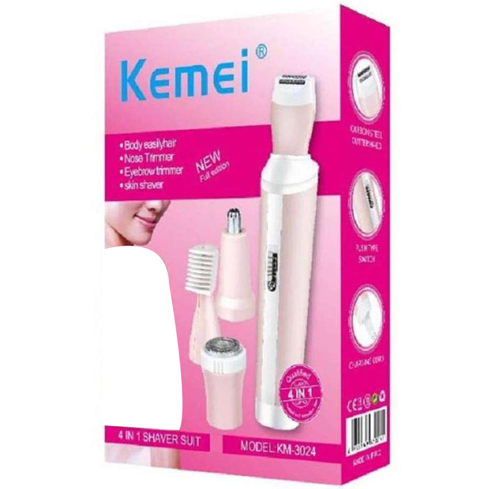 Kemei Rechargeable Trimmer  - (KM-3024)