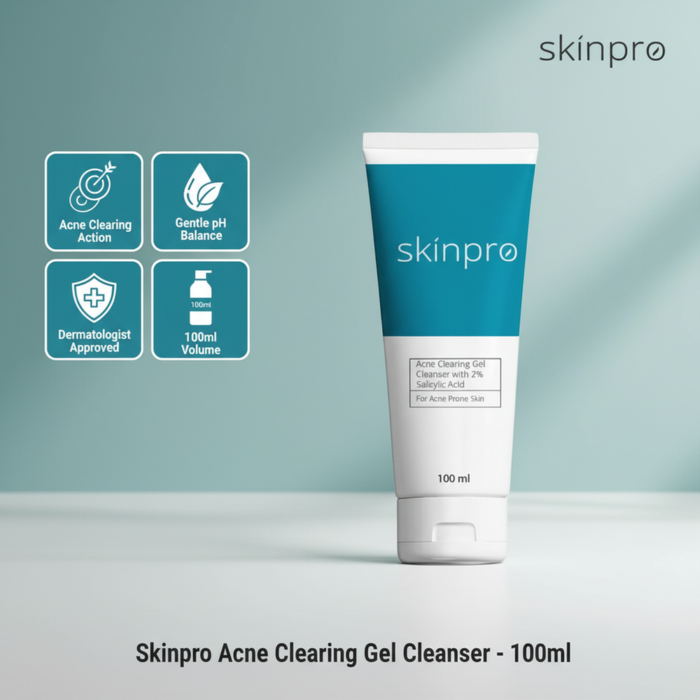 Skinpro Acne Clearing Gel Cleanser -100ml - 30693