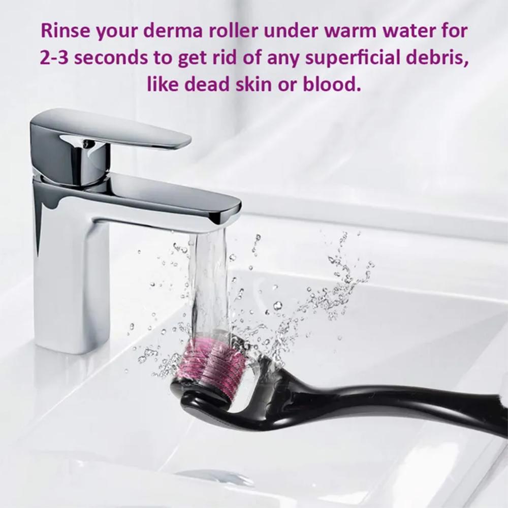 Derma Roller Micro Needle 1.5mm for Hair, Beard Growth and Facial Skin Therapy (All Sizes)