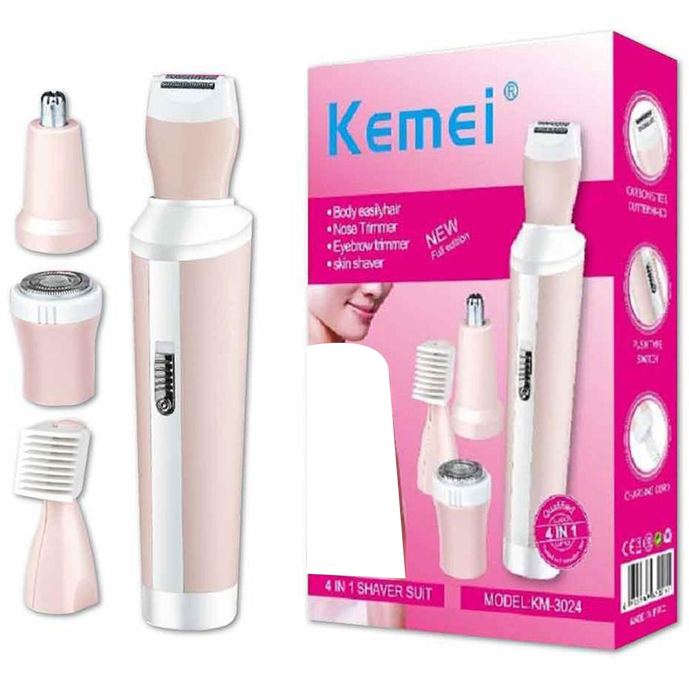 Kemei Rechargeable Trimmer  - (KM-3024)